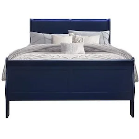 Charlie Queen Bed with LED Royal